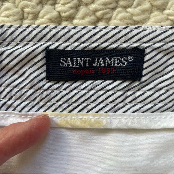 Saint James white cotton skirt - Picture 15 of 16